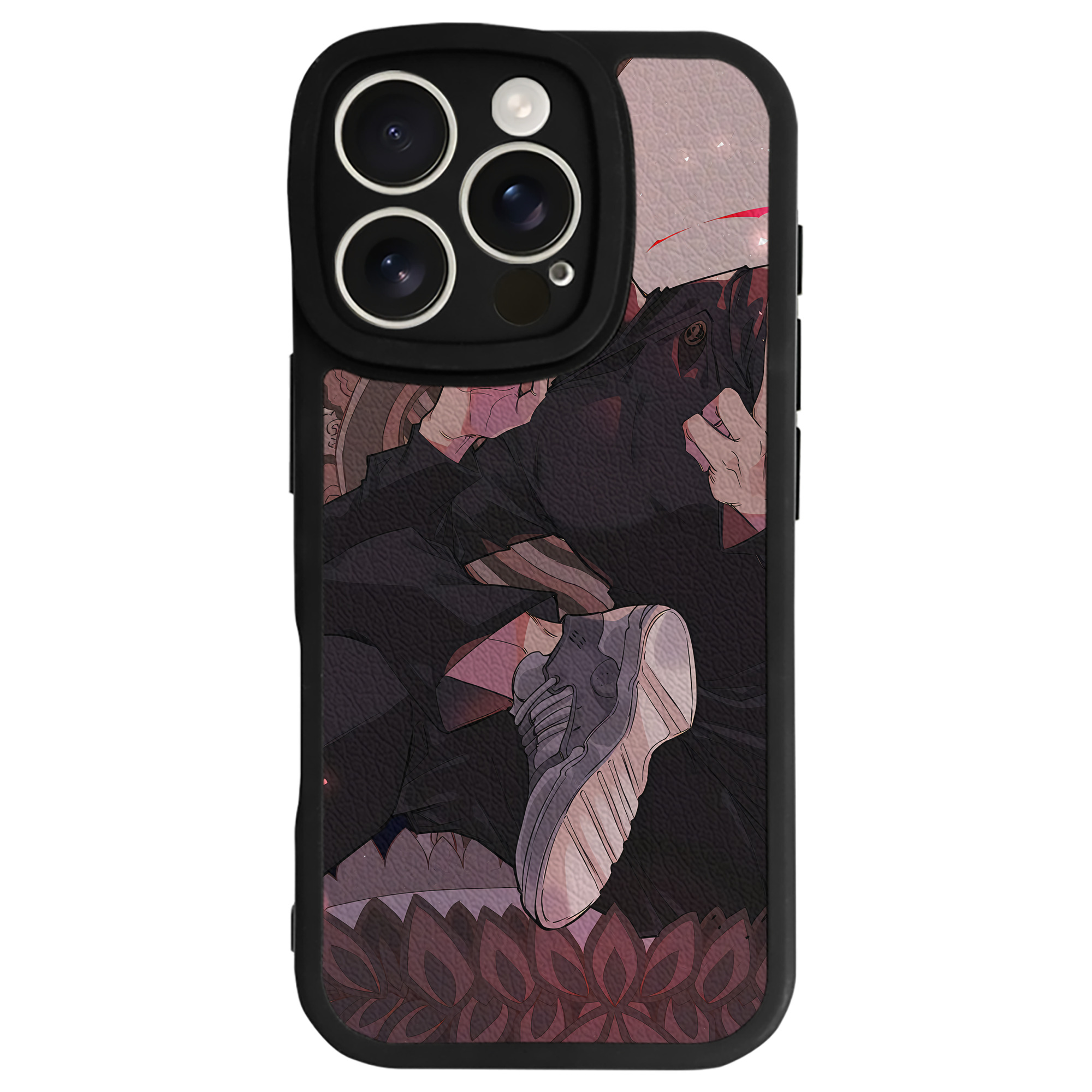 （画像用） 呪術廻戦 Jujutsu Kaisen 【iPhone 16シリーズ対応】シリコンスマホケース（レザー調） 材質：シリコン